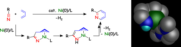 Nickel-catalyzed Dehydrogenative [4 + 2] Cycloaddition of 1,3-Dienes with Nitriles