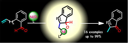 Synthesis of Five- and Six-Membered Benzocyclic Ketones through Intramolecular Alkene Hydroacylation Catalyzed by Nickel(0)/N-Heterocyclic Carbenes
