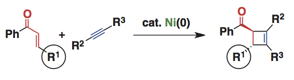 Nickel-catalyzed [2+2] Cycloaddition Reaction of Bulky Enones with Simple Alkynes